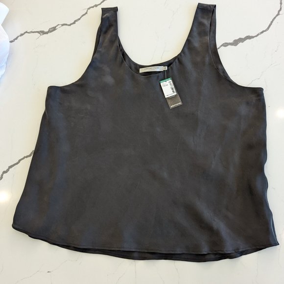 NWT Contemporaine XXL Soft Flare Black Tank Top - Picture 5 of 5